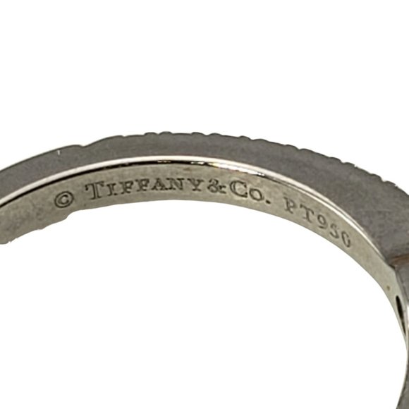 Vintage Tiffany & Co. Novo Platinum Diamond Engagement Ring Size 6 #9855 - Picture 6 of 8